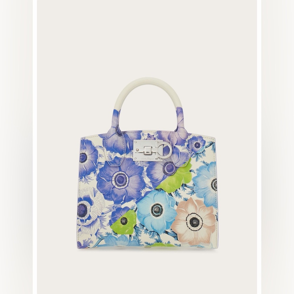 Ferragamo Studio Box Windflowers Bag - New without Tag